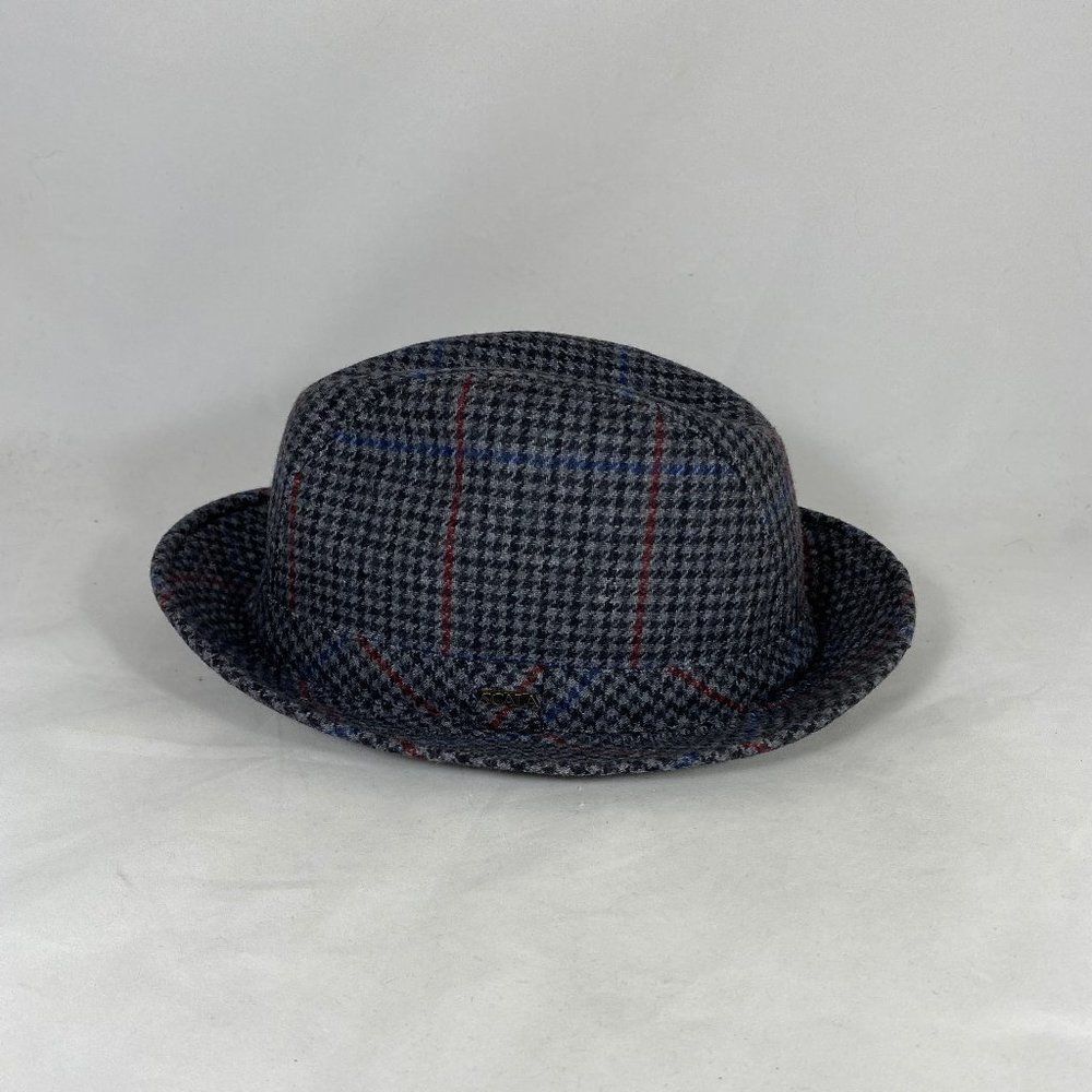 Scala Shape-able Brim Small Checker Pattern Hat - Picture 6 of 12